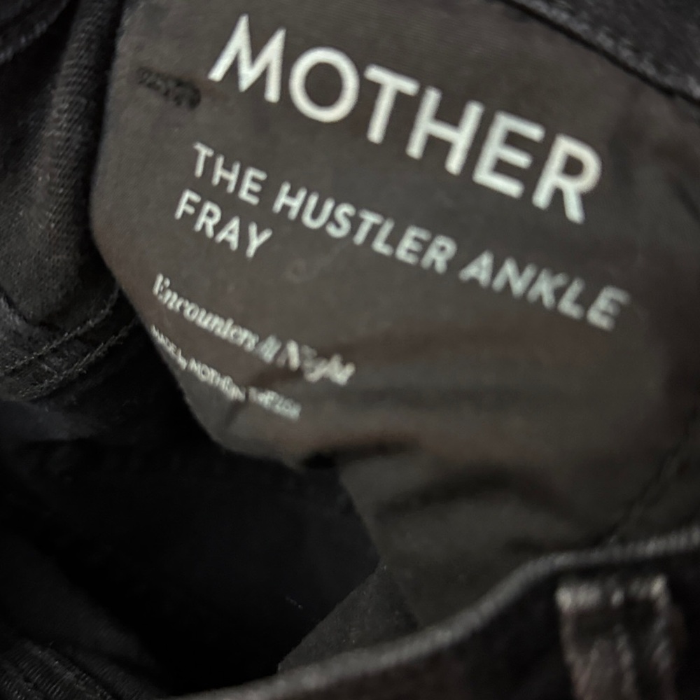 MOTHER Jeans The Hustler Ankle Fray Size 23 Encounters At Night - Picture 3 of 8
